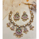 Jewel Addiction Timeless Grace Pota Stone And Pearl Necklace Set