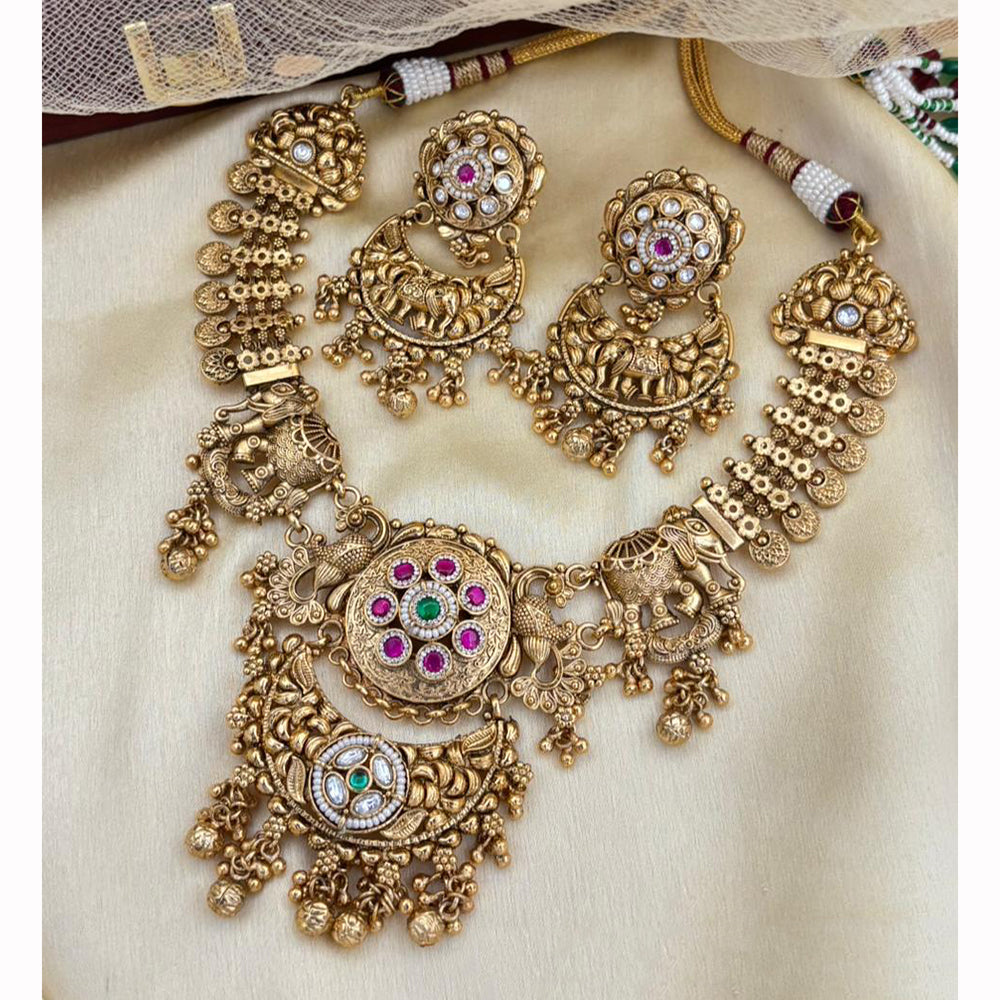 Jewel Addiction Timeless Grace Pota Stone And Pearl Necklace Set