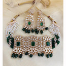Jewel Addiction Luxury Polki Kundan And Pearl Choker Necklace Set