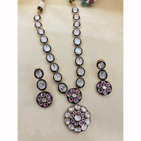 Jewel Addiction Luxury Polki Kundan Stone And Meenakari Necklace Set
