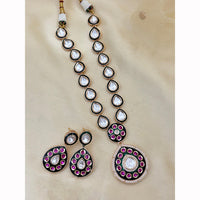 Jewel Addiction Luxury Polki Kundan Stone And Meenakari Necklace Set