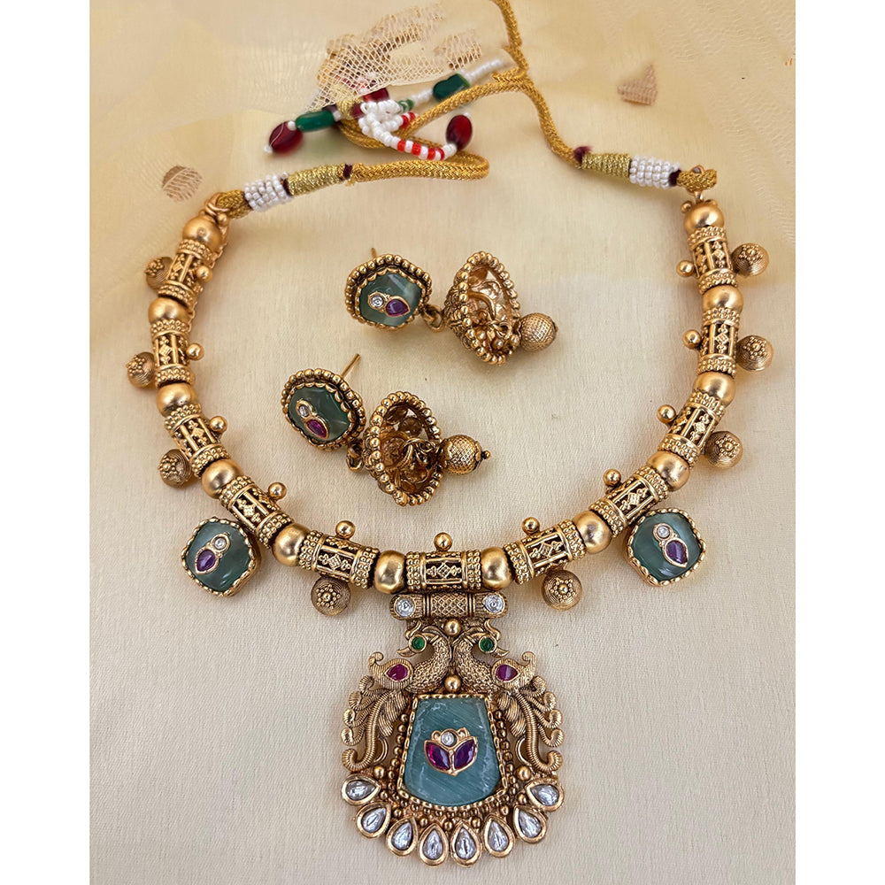 Jewel Addiction Traditional Pota Stone Necklace