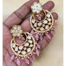 Jewel Addiction Designer Polki kundan Stone And Beads Dangler Earrings