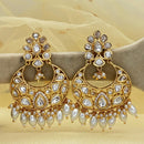 Jewel Addiction Designer Polki kundan Stone And Beads Dangler Earrings