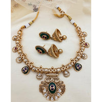 Jewel Addiction Elegant Pota Stone Designer Necklace Set