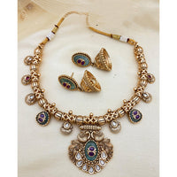Jewel Addiction Elegant Pota Stone Designer Necklace Set