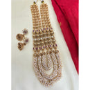 Jewel Addiction Pota Stone And Pearl Elegant Necklace Set