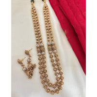 Jewel Addiction Pota Stone And Pearl Elegant Necklace Set