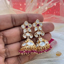 Jewel Addiction Polki Kundan Stone And Pearl Designer Jhumki Earrings