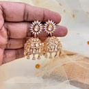 Jewel Addiction Polki Kundan Stone Designer Jhumki Earrings