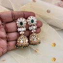 Jewel Addiction Polki Kundan Stone And Pearl Designer Jhumki Earrings
