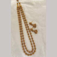 Jewel Addiction Designer Beads Double Layer Statement Long Necklace Set