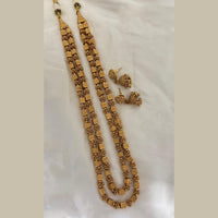 Jewel Addiction Designer Beads Double Layer Statement Long Necklace Set