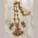 Jewel Addiction Designer Pearl Statement Long Necklace Set