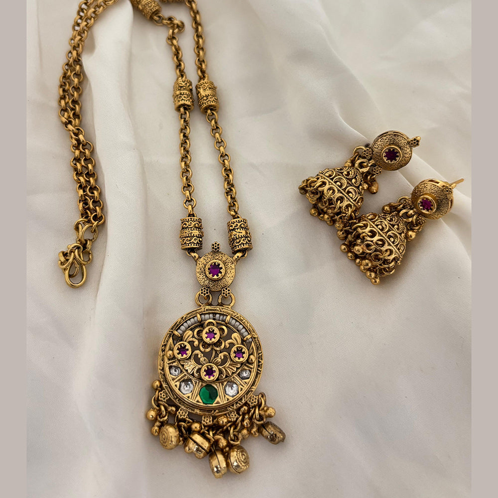 Jewel Addiction Designer Pearl Statement Long Necklace Set