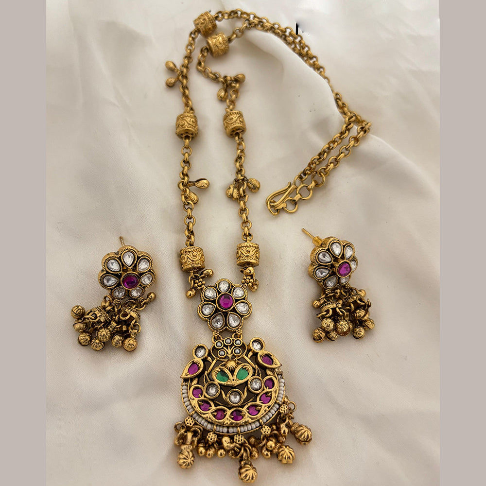 Jewel Addiction Designer Pearl Statement Long Necklace Set
