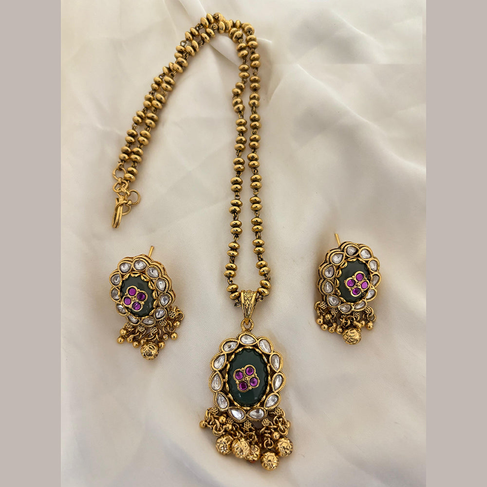 Jewel Addiction Designer Pearl Statement Long Necklace Set