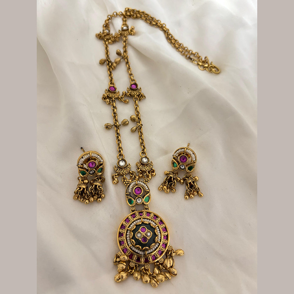 Jewel Addiction Designer Pearl Statement Long Necklace Set