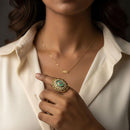 Jewel Addiction Pota Stone Designer Finger Ring