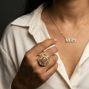 Jewel Addiction Glam Shine Pota Stone And Pearl Designer Finger Ring