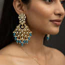 Jewel Addiction Designer Kundan Stone And Beads Dangler Earrings
