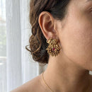 Jewel Addiction Royal Pota Stone Elephant Pearl Stud Earrings