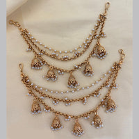 Jewel Addiction Traditional Copper Finish Pearl Multi Layer Kan Chain