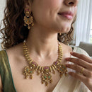 Jewel Addiction Luxury Pota Stone And Pearl Necklace Set