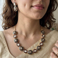 Jewel Addiction Elegance Pota Stone Necklace Set