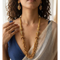 Jewel Addiction Designer Pota Stone And Beads Long Necklace Set