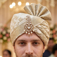  Jewel Addiction Polki Kundan Stone Brooch For Men Kalangi (Safa \ Padgdi)