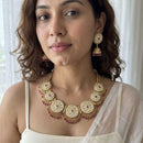 Jewel Addiction Glamorous Pota Stone And Pearl Necklace Set