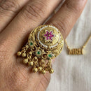 Jewel Addiction Glam Shine Pota Stone And Pearl Designer Finger Ring