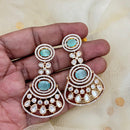 Jewel Addiction Designer Polki Kundan Stone Dangler Earrings