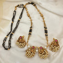 Jewel Addiction Pota Stone And Pearl Designer Peacock Mangalsutra