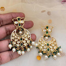Jewel Addiction Designer Polki kundan Stone And Beads Dangler Earrings