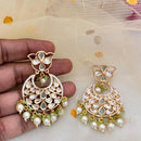 Jewel Addiction Designer Polki kundan Stone And Beads Dangler Earrings