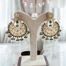 Jewel Addiction Designer Polki kundan Stone And Beads Dangler Earrings