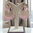 Jewel Addiction Designer Polki kundan Stone And Beads Dangler Earrings