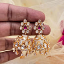 Jewel Addiction Ethnic Polki Kundan Stone Designer Jhumki Earrings