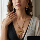 Jewel Addiction Traditional Pota Stone And Beads Necklace Set