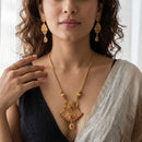 Jewel Addiction Traditional Pota Stone And Beads Necklace Set