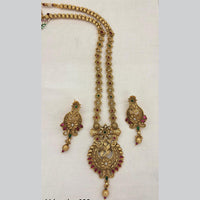 Jewel Addiction Traditional Pota Stone And Beads Long Necklace Set
