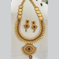 Jewel Addiction Traditional Pota Stone And Beads Long Necklace Set
