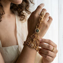 Jewel Addiction Premium Pota Stone And Pearl Hand Harness