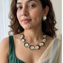 Jewel Addiction Classic Polki Kundan Stone Necklace Set