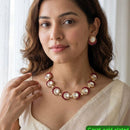 Jewel Addiction Classic Polki Kundan Stone Necklace Set