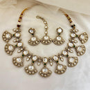 Jewel Addiction Polki Kundan And AD Stone Necklace Set