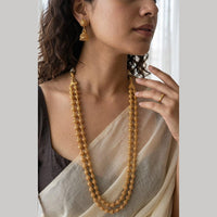 Jewel Addiction Designer Long Beaded Necklace Set for Women