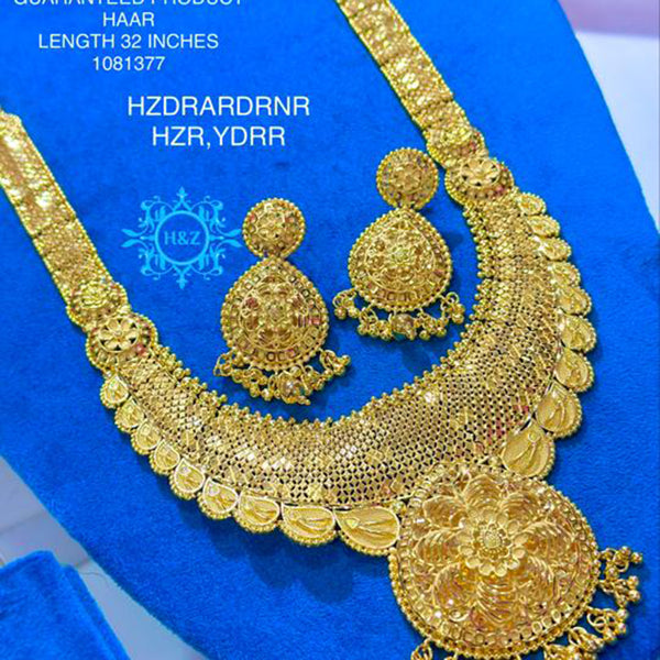 Hanna & Zainy Forming Gold Long Necklace Set